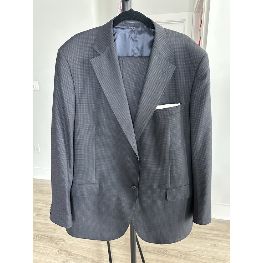 Luigi Bianchi Mantova‎ Mens 2 Pc Suit Wool Size 48R Pants 42W (177)